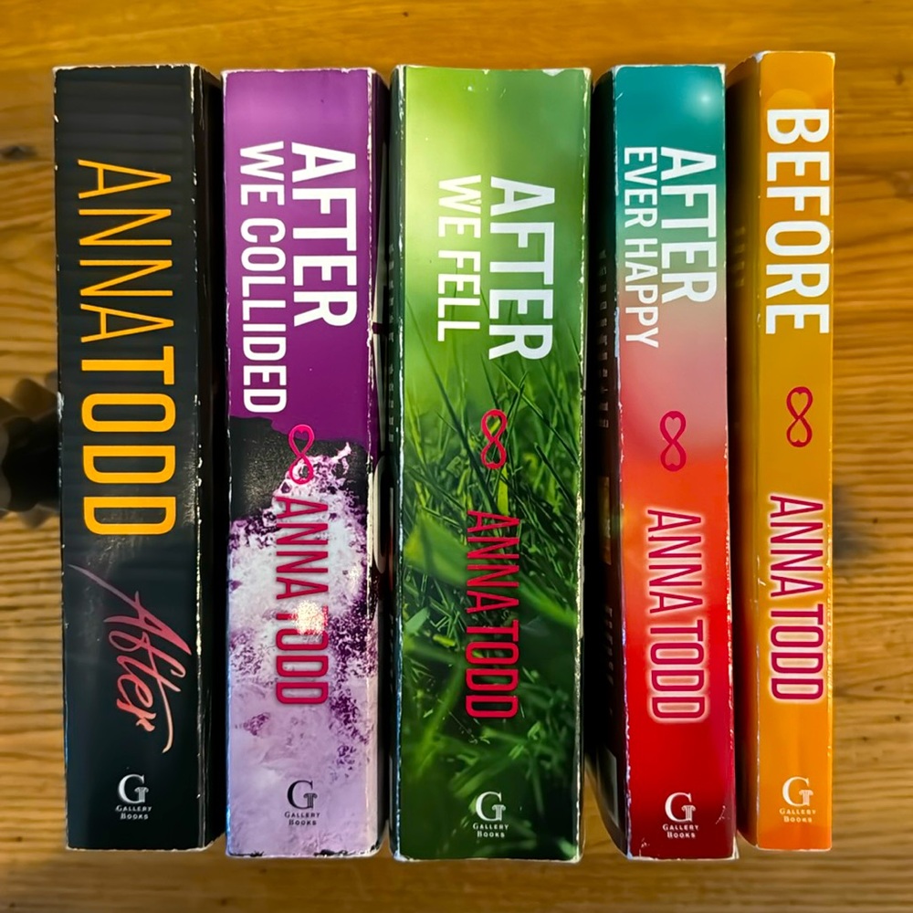 Complete set of 5 After series books.